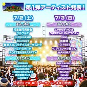 「【京都大作戦2022】第1弾出演アーティスト発表、ウルフルズ／スカパラ／Creepy Nuts／ヤバTら」1枚目/3