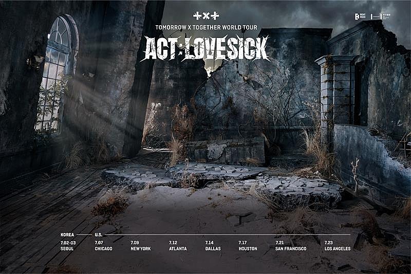 TOMORROW X TOGETHER「TOMORROW X TOGETHER、初ワールドツアー【ACT : LOVE SICK】開催決定」1枚目/1