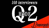 「Dragon Ashの25周年企画『100 interviewers』にHYDE出演決定」1枚目/1