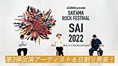 ACIDMAN「ACIDMAN【SAITAMA ROCK FESTIVAL “SAI” 2022】出演アーティスト第3弾コメント」2枚目/2