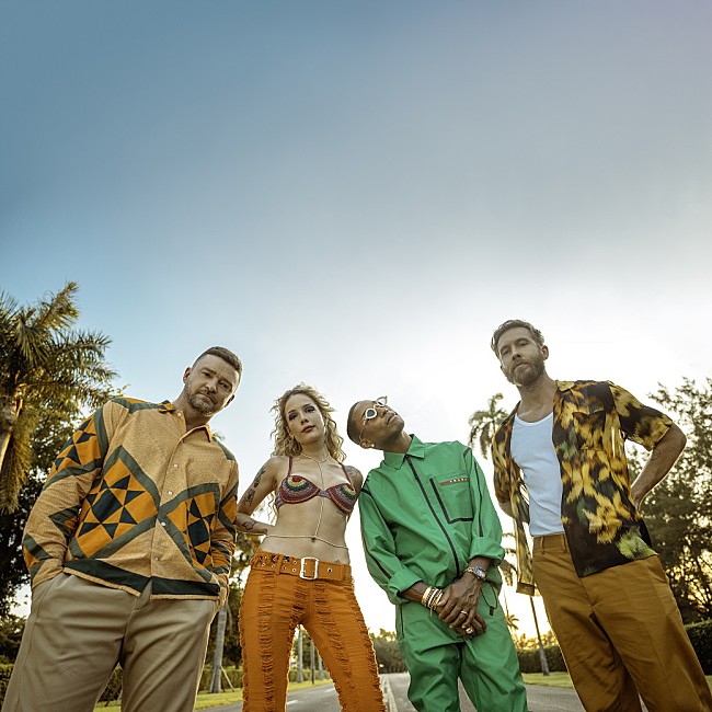 「カルヴィン・ハリス、ジャスティン・ティンバーレイク／ホールジー／ファレル参加の「ステイ・ウィズ・ミー」MV公開」1枚目/3