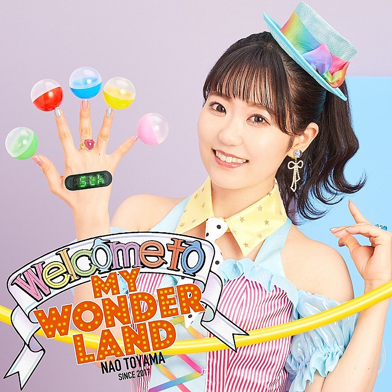 東山奈央、3rdフルAL『Welcome to MY WONDERLAND』ジャケ写＆リリースツアー詳細が解禁