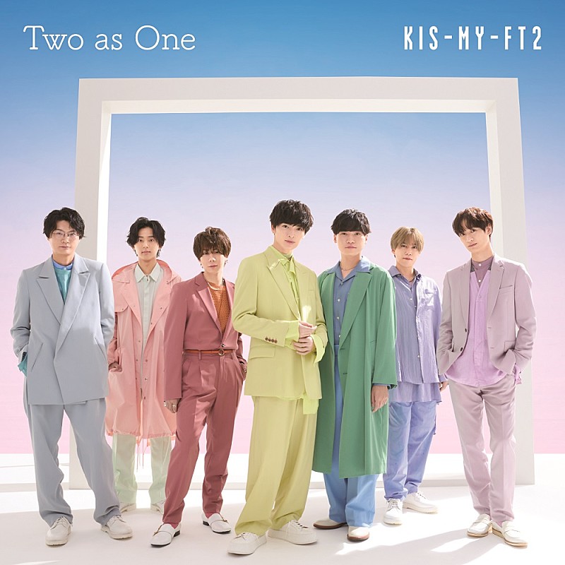 Ｋｉｓ－Ｍｙ－Ｆｔ２「【先ヨミ】Kis-My-Ft2『Two as One』13.2万枚で現在シングル1位」1枚目/1