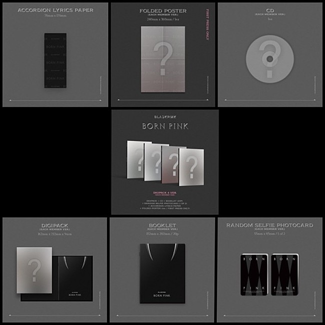 「BLACKPINK アルバム『BORN PINK』デジパック」2枚目/5