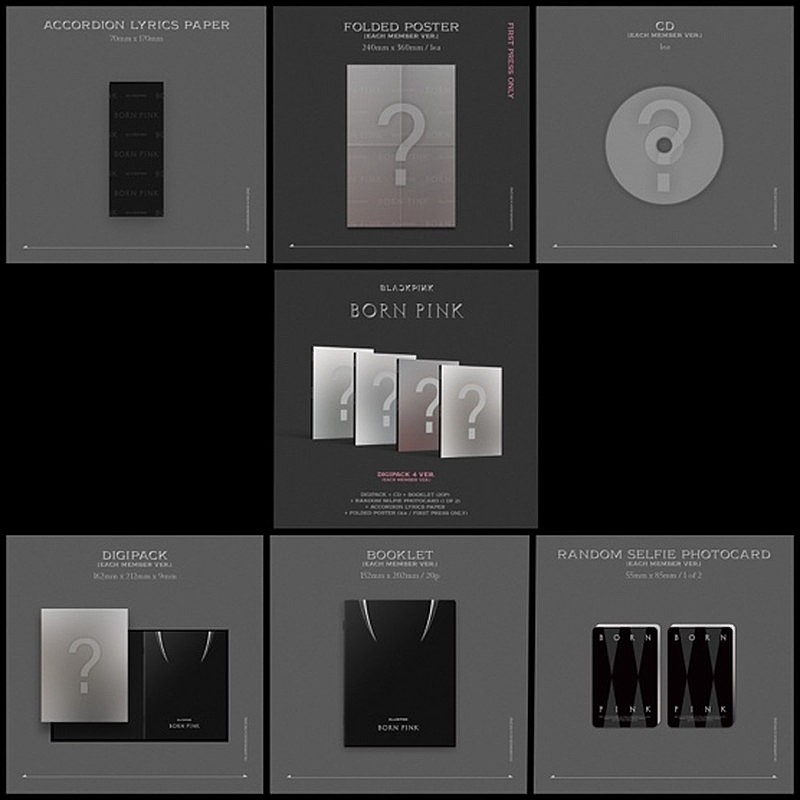 「BLACKPINK アルバム『BORN PINK』デジパック」2枚目/5