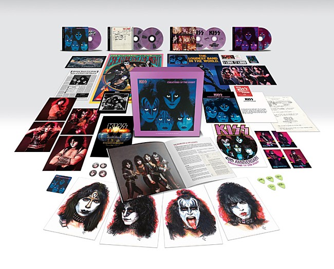 「KISS、『クリーチャーズ・オブ・ザ・ナイト』40周年記念盤が11/18に発売」1枚目/8