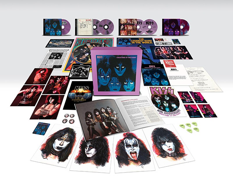 キッス「KISS、『クリーチャーズ・オブ・ザ・ナイト』40周年記念盤が11/18に発売」1枚目/8