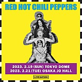 「レッド・ホット・チリ・ペッパーズ、約16年ぶりの日本単独公演が2023年2月に決定」1枚目/1