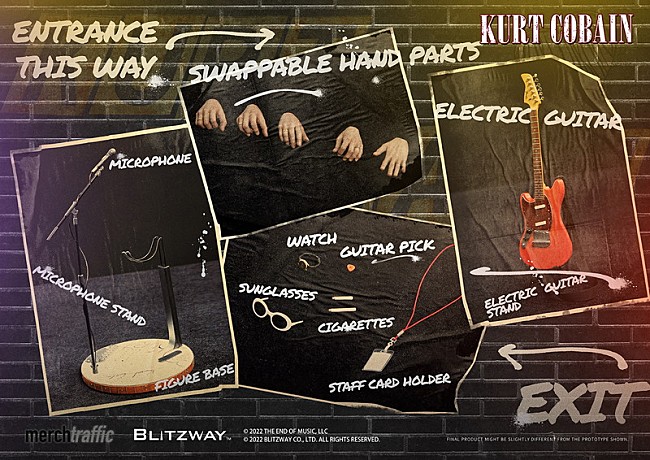 「『1/6 スケールアクションフィギュア カート・コバーン / KURT COBAIN』」22枚目/22