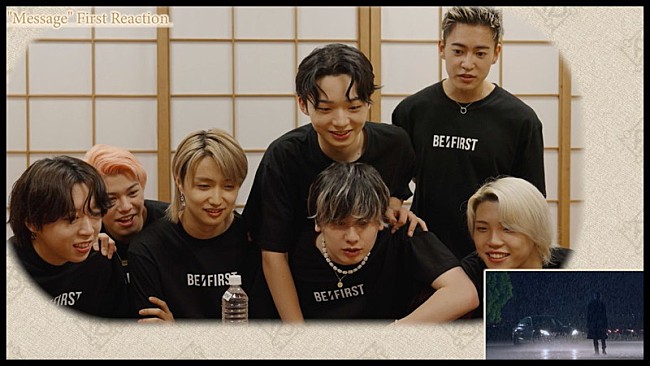 「BE:FIRST、SKY-HIと一緒に「Message」MVを観るリアクション動画公開」1枚目/1