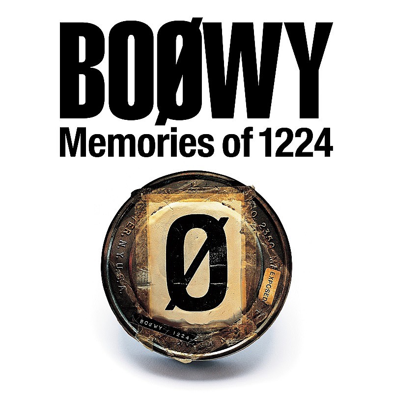 BOOWY予約購入特典ポスター画像解禁、ライブCD BOX『Memories of 1224