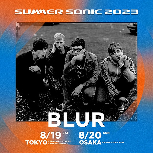 「ブラー、【SUMMER SONIC 2023】1組目のヘッドライナーに決定　20年ぶりサマソニ出演へ」1枚目/1