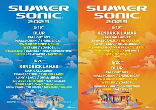 「【SUMMER SONIC 2023】第2弾追加アーティスト＆日程別ラインナップ発表」