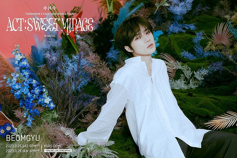 「【TOMORROW X TOGETHER WORLD TOUR ＜ACT : SWEET MIRAGE＞】ソウル公演のソロポスター」5枚目/9