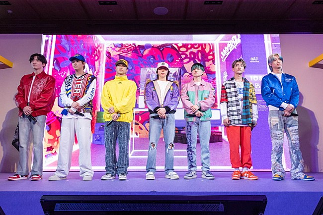 「BE:FIRSTがKDDI新サービス発表会に登壇、3Dライブ映像の特別展示＆オンラインイベントも決定」1枚目/17