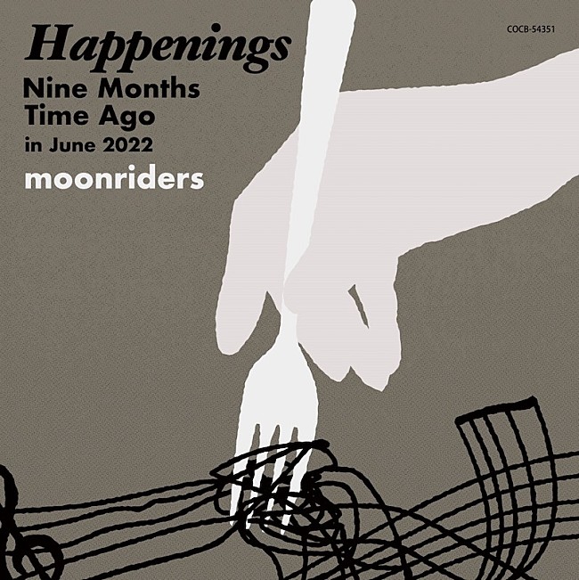 「moonridersのニューアルバム『Happenings Nine Months Time Ago in June 2022』発売」1枚目/3