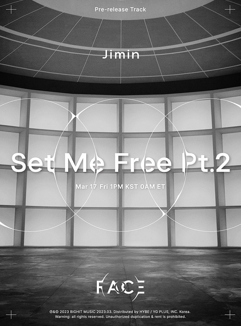 BTSのJIMIN、ソロALより「Set Me Free Pt.2」トラックポスター＆ティザー映像を公開