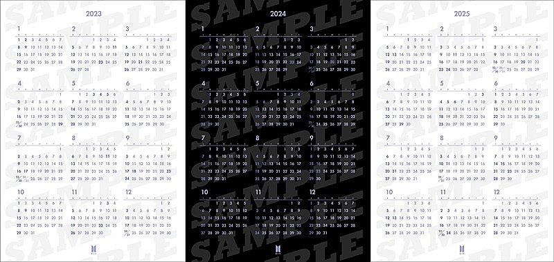 「「三つ折りカレンダーシート(B5紙製)」」2枚目/4