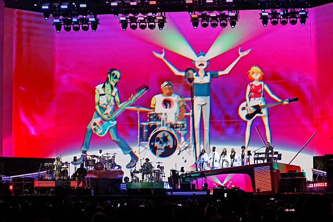 「＜コーチェラ2023現地レポ＞ゴリラズ、サンダーキャット／デ・ラ・ソウルら豪華ゲストと共演」1枚目/1