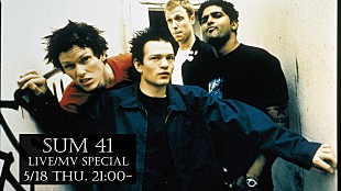 「SUM 41、これまでの軌跡を振り返るLIVE＆MVスペシャル配信決定」