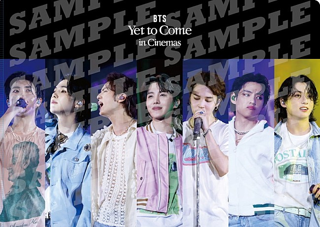 「映画『BTS: Yet To Come in Cinemas』ファイナル上映会、来場者特典の第7弾が登場」1枚目/2
