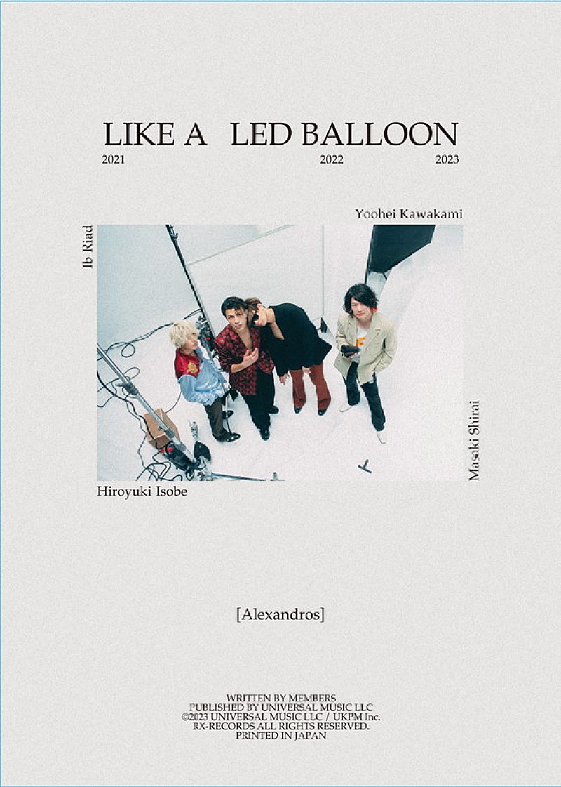 「[Alexandros] LIVE Blu-ray＆DVD『But wait. Arena? 2022 Tour -Final-』初回限定盤特典本表紙」3枚目/3