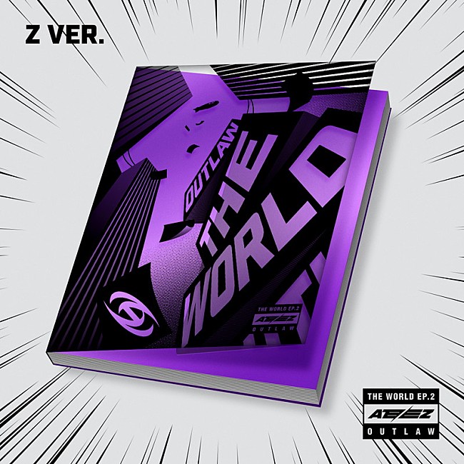 「	ATEEZ ミニアルバム『THE WORLD EP.2 : OUTLAW』Z VER. 」6枚目/6