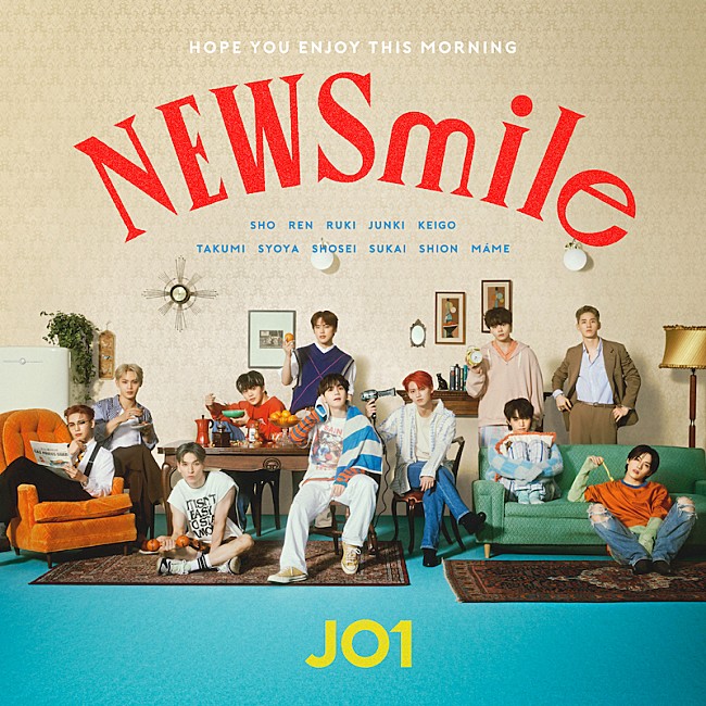 「JO1、ニューSG『NEWSmile』リリース決定＆音楽が聴けるグッズを販売「JO1 MART」オープンへ」1枚目/3