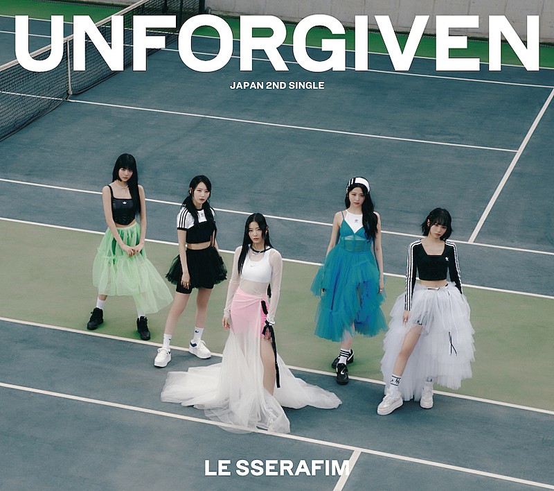 LE SSERAFIM、日本2ndシングル『UNFORGIVEN』全形態のジャケット写真公開