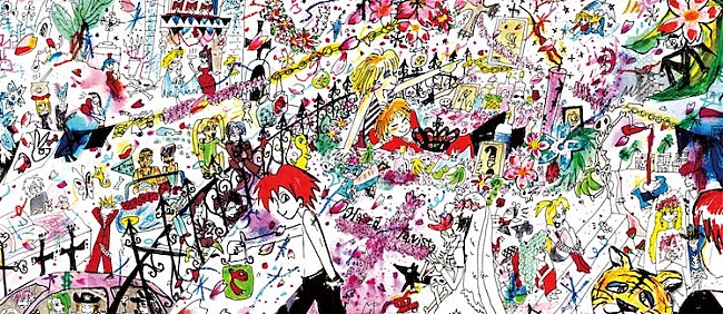 「ドレスコーズ、最新アルバム『式日散花』ジャケットイラスト&amp;オリジナル特典デザイン公開」1枚目/2