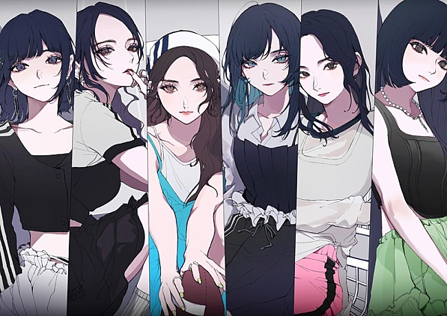 「LE SSERAFIM×Ado イラストビジュアル」2枚目/3