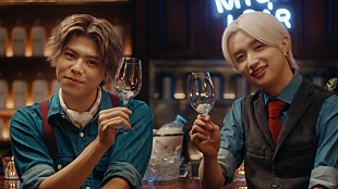 「BE:FIRSTのJUNON／LEOがバーテン姿を披露、UHA味覚糖『特濃ミルク8.2』新CM本編やメイキング公開」