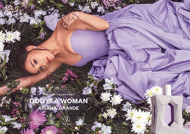 「アリアナ・グランデ、プロデュースする香水の新作“ゴッド・イズ・ア・ウーマン”が日本発売」1枚目/3