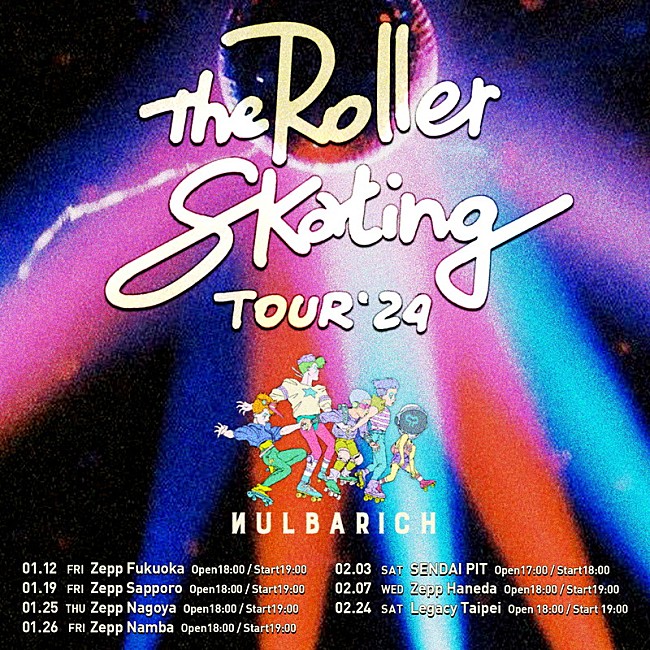「Nulbarich【The Roller Skating Tour ‘24】」4枚目/4