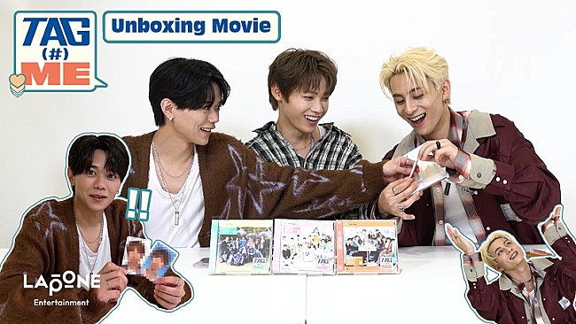 「INI西洸人「テンション上がるね」、メンバー3人で『TAG ME』CD開封動画を公開」1枚目/4