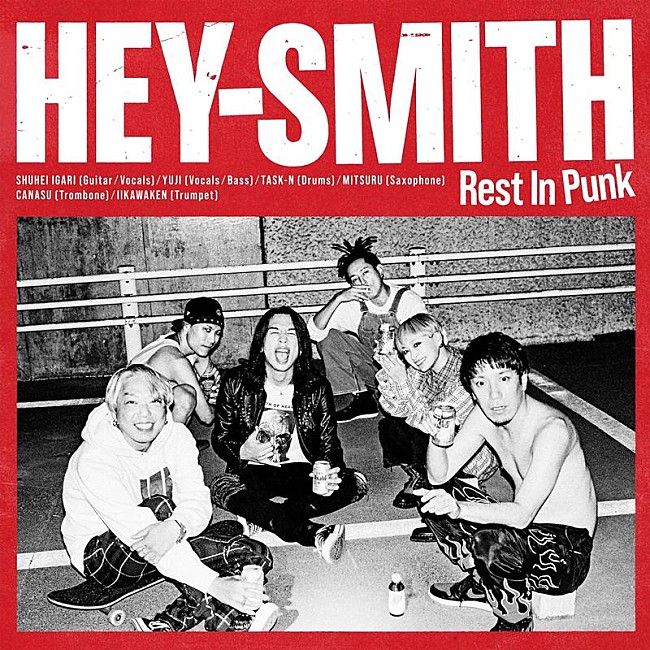 「HEY-SMITH、ニューAL『Rest In Punk』ジャケ写＆収録曲発表」1枚目/3