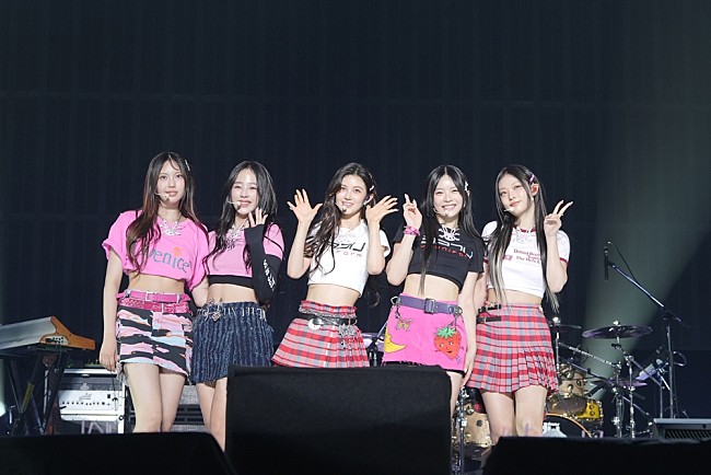 「【Coke STUDIO SUPERPOP JAPAN 2023】NewJeansが『コカ･コーラ』コラボ曲をライブ初披露、HYEINは日本で「朝の散歩がしたい」」1枚目/8