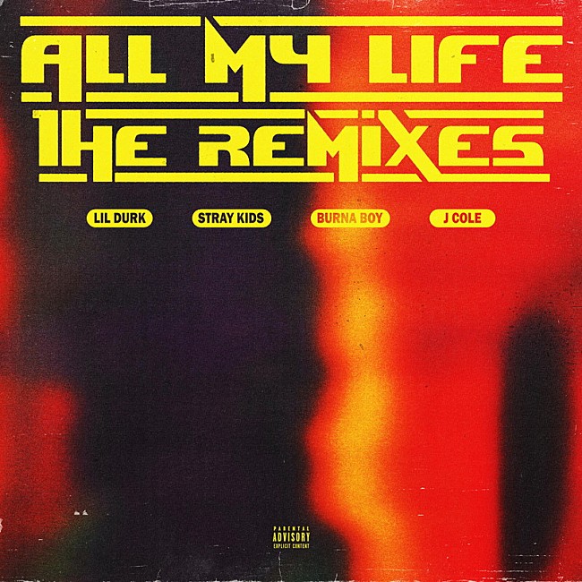 「Stray Kids／バーナ・ボーイが参加、リル・ダーク「All My Life ft. J. Cole」リミックス作品」1枚目/2