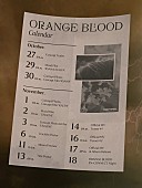「ENHYPEN、ミニアルバム『ORANGE BLOOD』PRカレンダー公開　リリース翌日にはファンイベント」1枚目/1