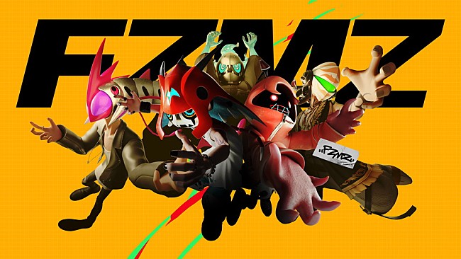 「&quot;覆面アバターバンド&quot;FZMZ、デビュー曲「BROKEN GAMES」アニメコラボMV公開決定」1枚目/3