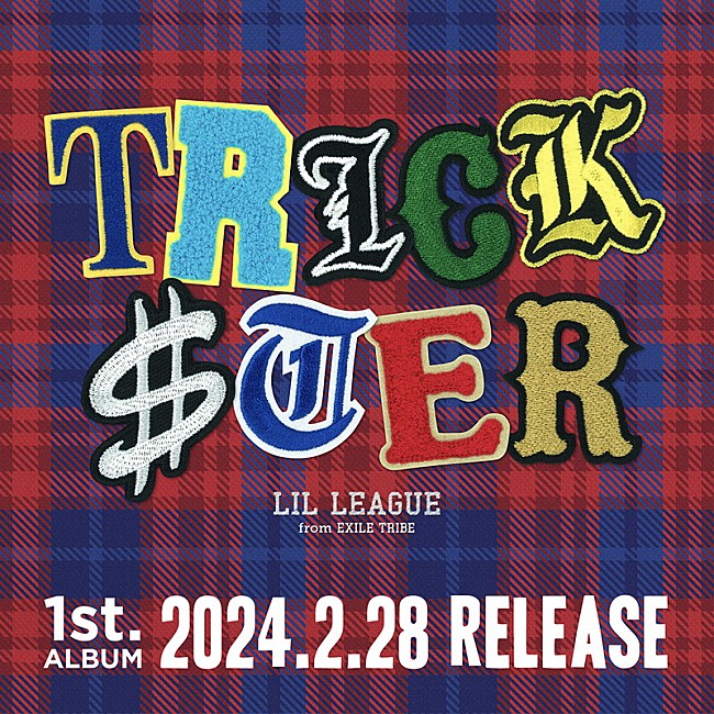 「LIL LEAGUE 1stアルバム『TRICKSTER』リリース告知」2枚目/2