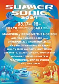 「【SUMMER SONIC 2024】出演アーティスト第1弾発表　マネスキン／ブリング・ミー・ザ・ホライズンがヘッドライナーに決定」1枚目/1