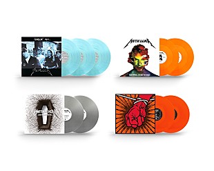 「メタリカ、スタジオ作の限定カスタム・カラー・ヴァイナル・シリーズの第2弾が発売決定」