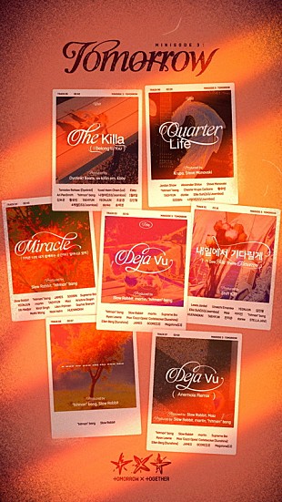 「TOMORROW X TOGETHER、ニューミニアルバム『minisode 3: TOMORROW』トラックリストを公開」