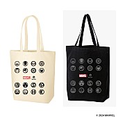 「マーベル｜マーゼル／アイコン／トートバッグ（ナチュラル、ブラック）
税込価格：3850円
本体／約360×370×110（mm）・持ち手／約25×560（mm）
」7枚目/17