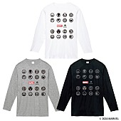「マーベル｜マーゼル／アイコン／グレー／ロングスリーブＴシャツ（ホワイト、ブラック、グレー）
税込価格：5500円　M,Lサイズ
」9枚目/17
