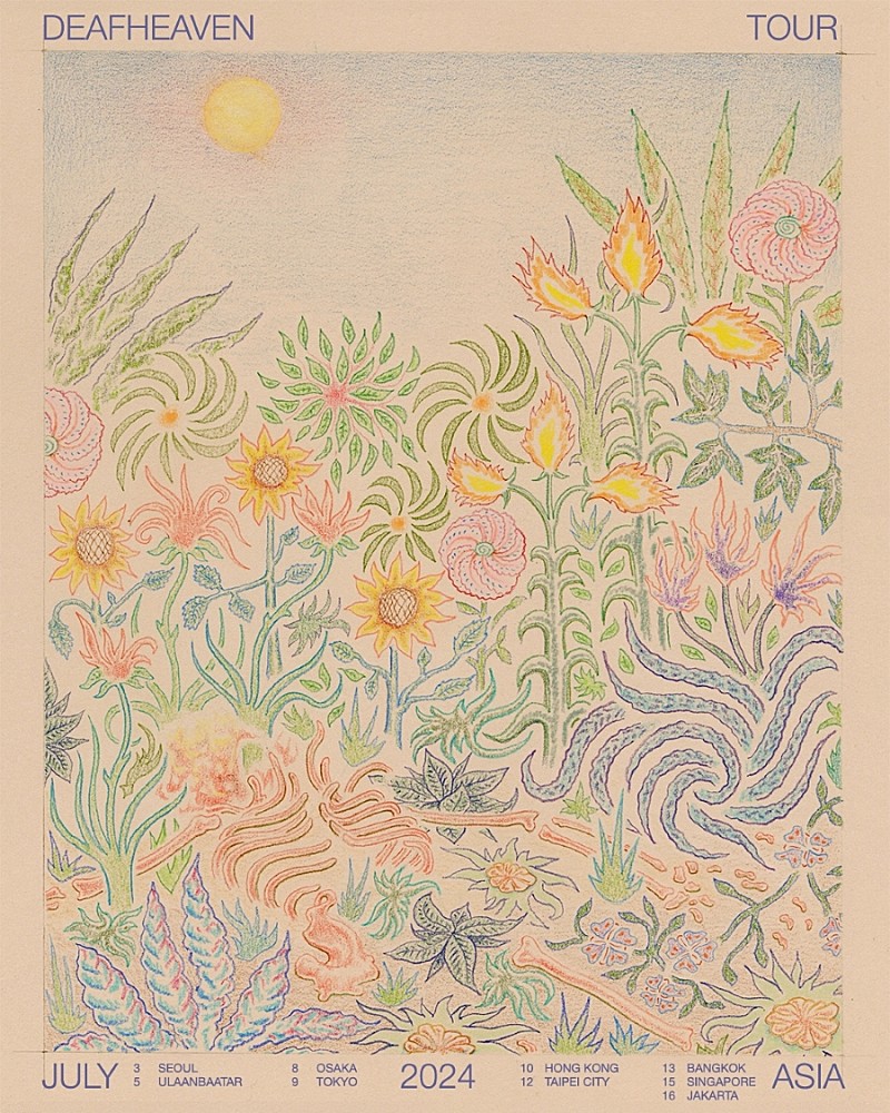 「デフヘヴン、2024年7月にジャパン・ツアー決定」1枚目/1