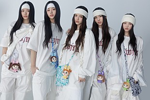 「NewJeans、村上隆とコラボした日本デビューシングル『Supernatural』ジャケット＆コンセプトフォト公開」