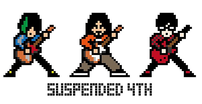 「Suspended 4th、春のショートツアーが決定　新アー写も公開」1枚目/1
