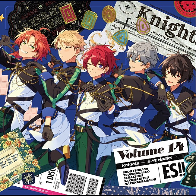 「【ビルボード】『あんスタ』Knightsがシリーズ初のアルバム・セールス首位獲得　ENHYPEN／RMが続く」1枚目/1